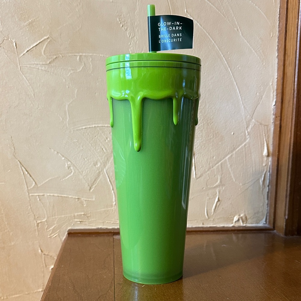 Starbucks Neon Green Drip Tumbler